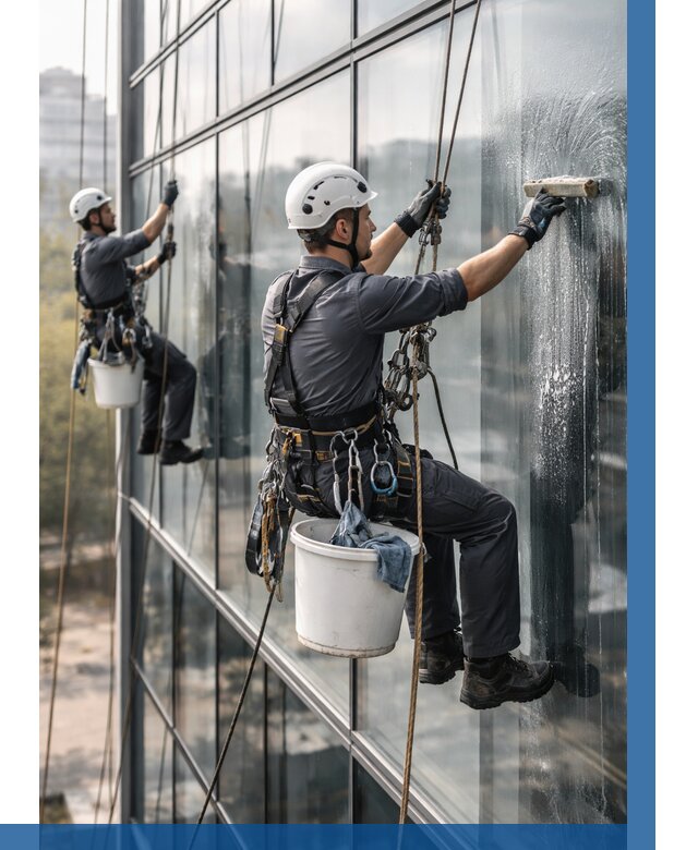 Мойка сплошного остекления в Архангельске, заказать от 308 р.| ВЫСОТНИК-Рхн