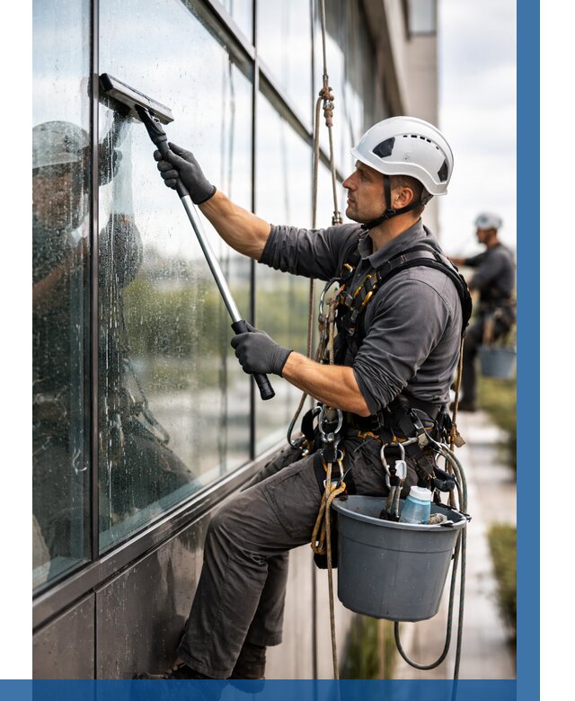 Мойка стеклянных фасадов в Архангельске от 206 р. | ВЫСОТНИК-Рхн