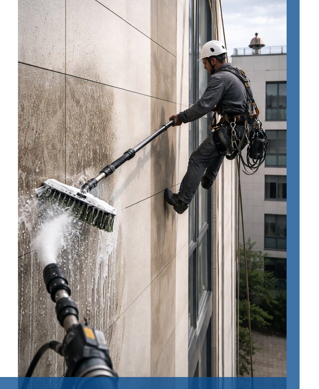 Мойка фасада из керамогранита в Архангельске от 308 р. | ВЫСОТНИК-Рхн