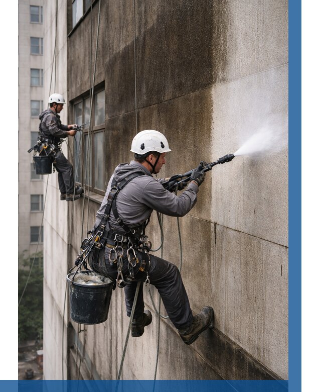 Очистка фасада от копоти в Архангельске от 257 р. | ВЫСОТНИК-Рхн