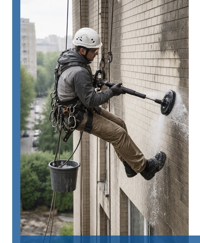 Очистка фасада от копоти в Архангельске профессионально и безопасно