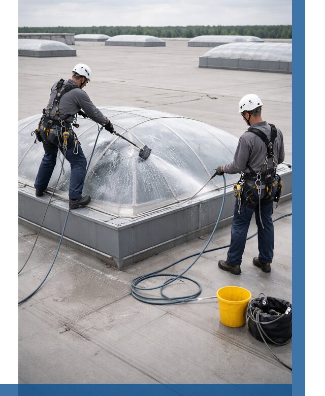 Мойка зенитных фонарей в Архангельске, заказать от 4626 р. | ВЫСОТНИК-Рхн