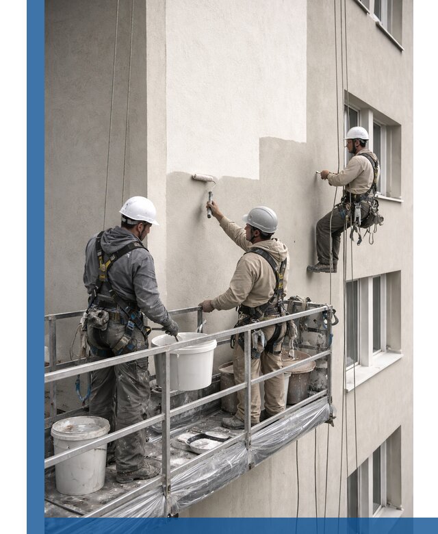 Покраска оштукатуренного фасада в Архангельске под ключ с гарантией