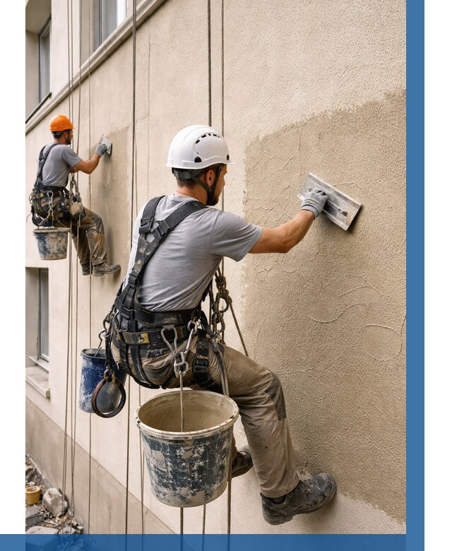 Декоративная штукатурка фасада в Архангельске от 1234 р. | ВЫСОТНИК-Рхн