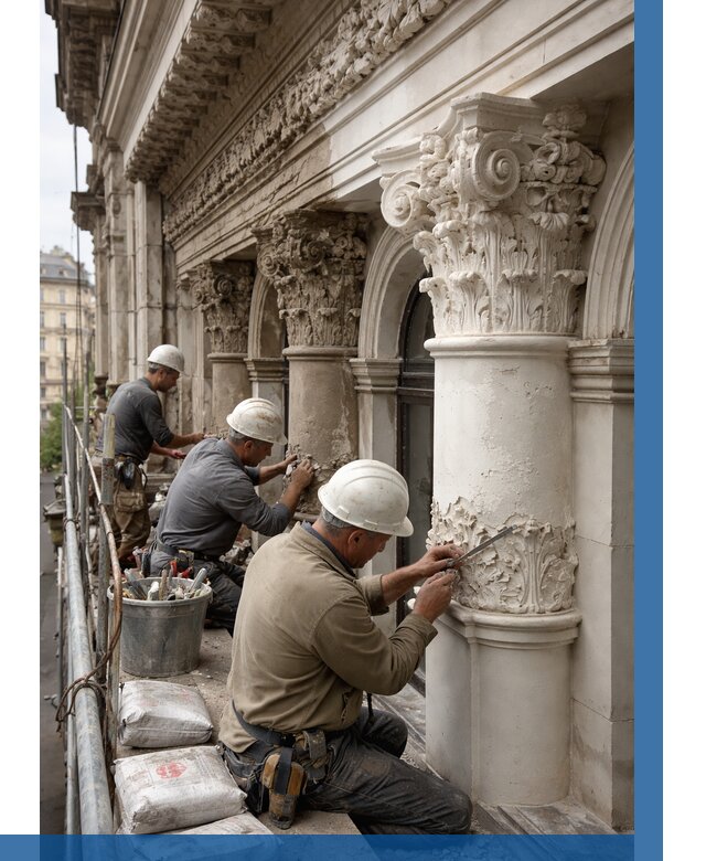 Реставрация фасадной лепнины в Архангельске от 2570 р. | ВЫСОТНИК-Рхн