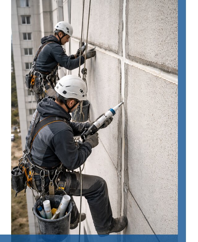 Герметизация межпанельных швов в Архангельске от 720 р. | ВЫСОТНИК-Рхн