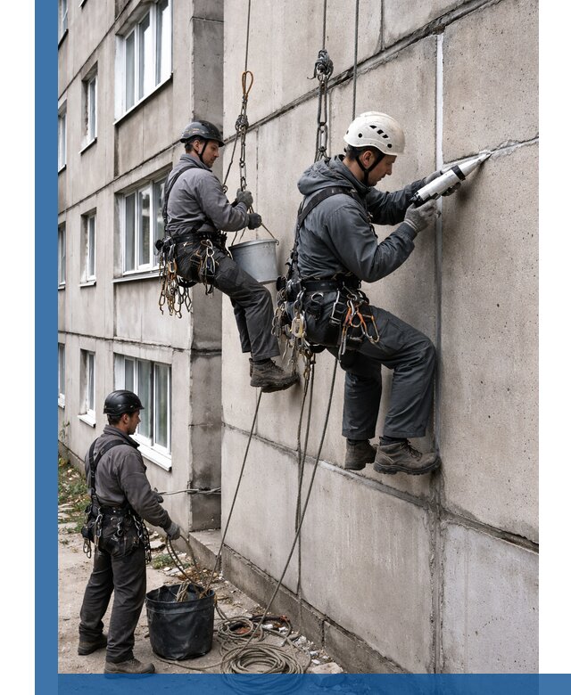 Герметизация межпанельных швов в Архангельске с гарантией герметичности