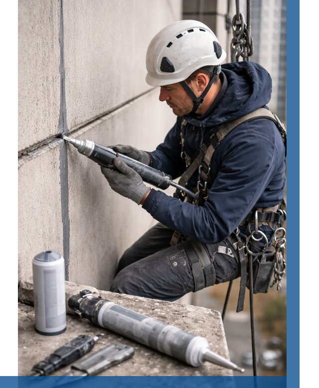 Вторичная герметизация швов в Архангельске от 463 р. | ВЫСОТНИК-Рхн