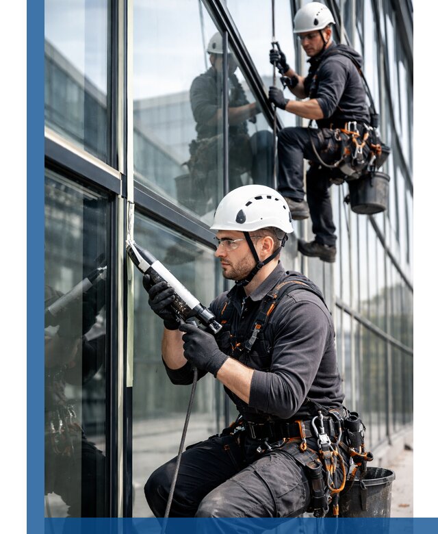 Герметизация витражных швов в Архангельске для зданий и фасадов