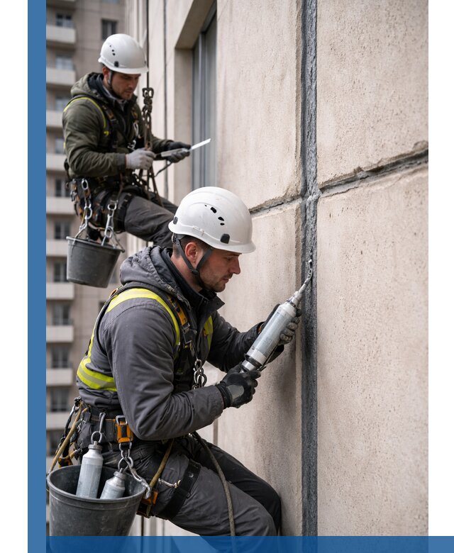 Герметизация деформационных швов фасада в Архангельске качественно