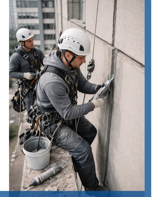 Ремонт деформационных швов здания в Архангельске от 1028 р. | ВЫСОТНИК-Рхн