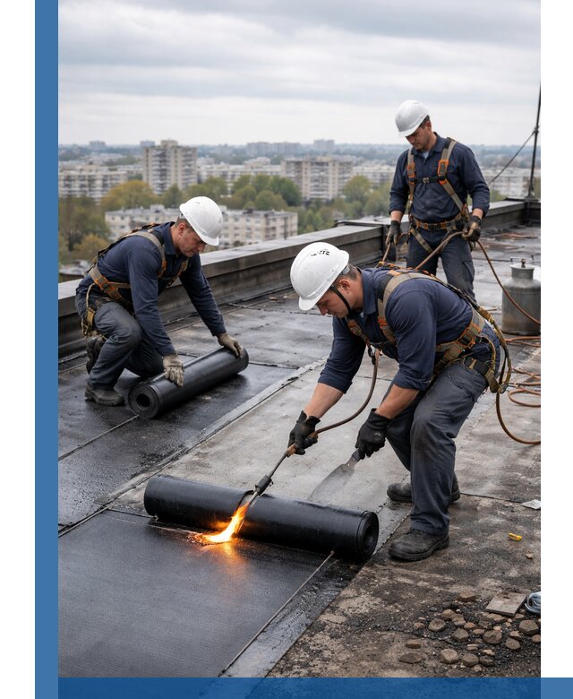 Ремонт наплавляемой кровли в Архангельске качественно и надежно