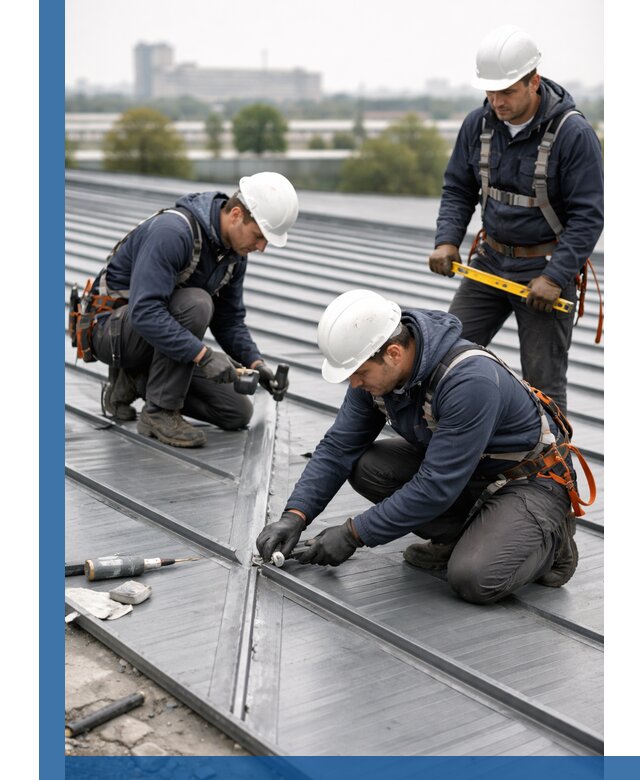 Ремонт фальцевой кровли в Архангельске срочно и качественно