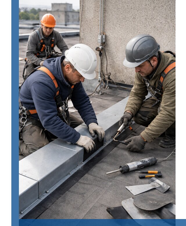 Ремонт кровельных примыканий в Архангельске профессионально