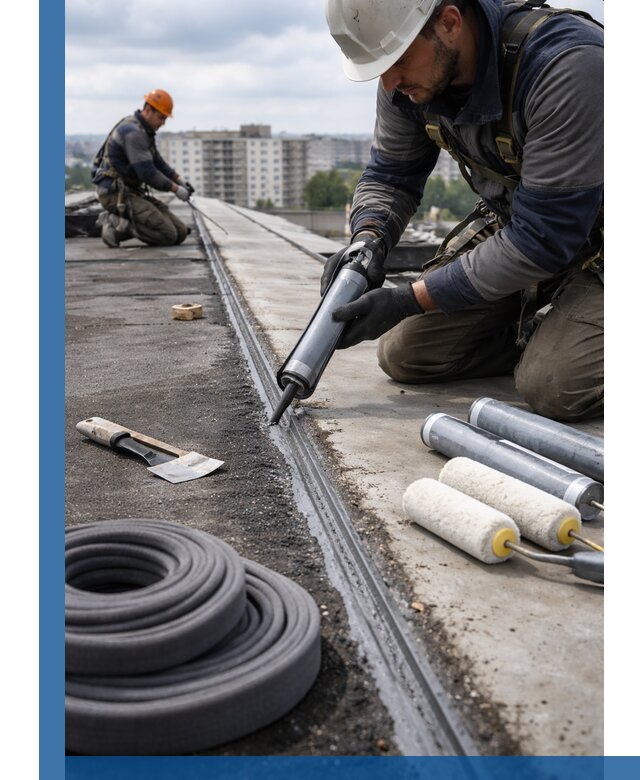 Герметизация швов кровли в Архангельске с гарантией герметичности