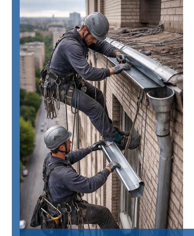 Ремонт водосточных желобов в Архангельске, быстро и качественно
