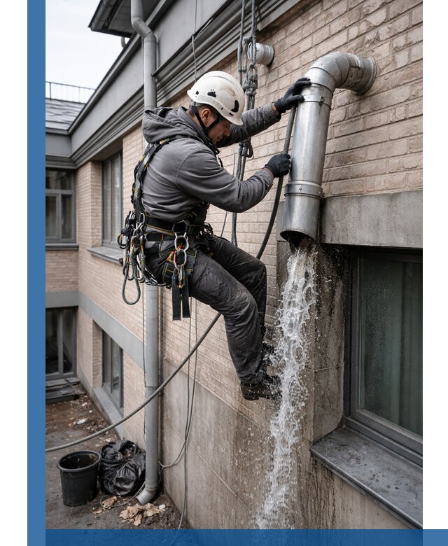 Профессиональная прочистка водосточных труб в Архангельске с гарантией