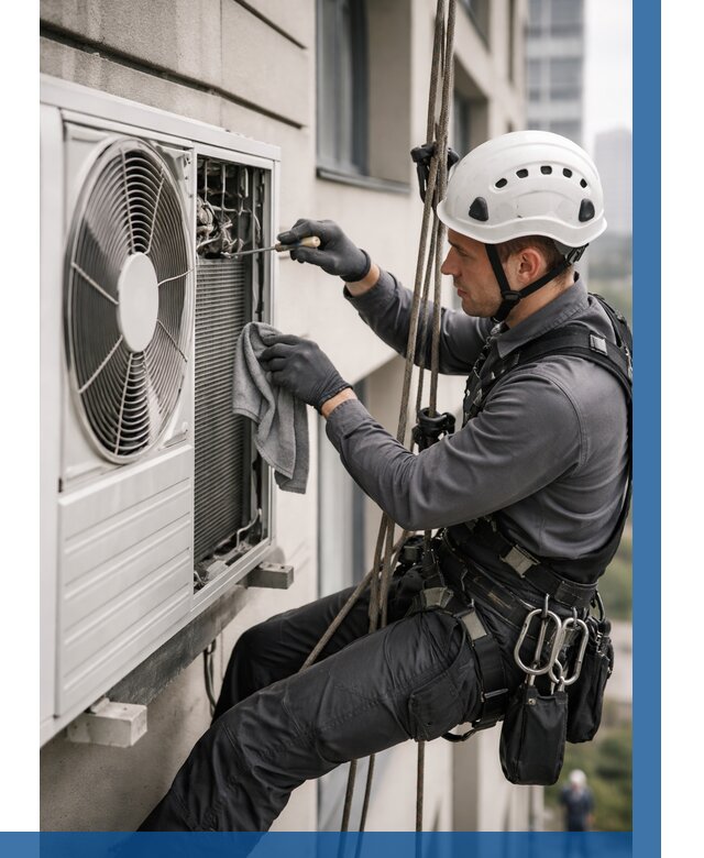 Обслуживание внешнего блока кондиционера в Архангельске от 2776 р.ВЫСОТНИК-Рхн