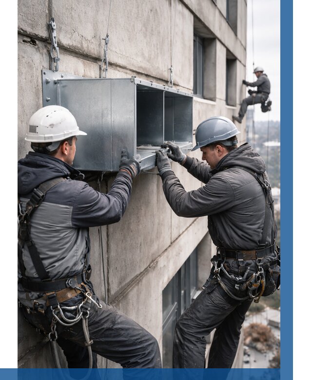 Монтаж вентиляционных коробов в Архангельске от 3084 р. | ВЫСОТНИК-Рхн