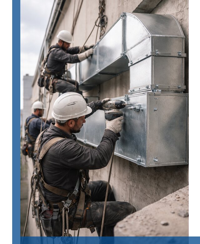 Профессиональный монтаж вентиляционных коробов в Архангельске под ключ