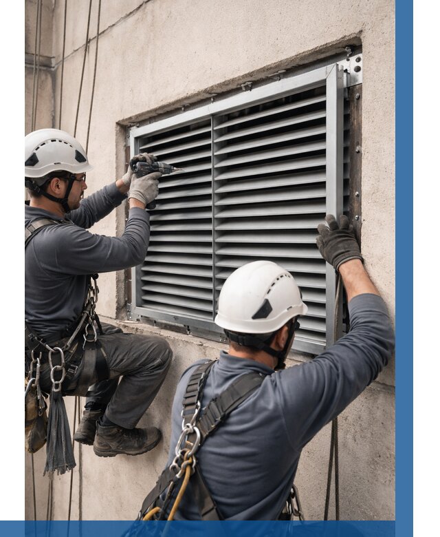 Монтаж вентиляционных решеток в Архангельске от 4626 р. | ВЫСОТНИК-Рхн