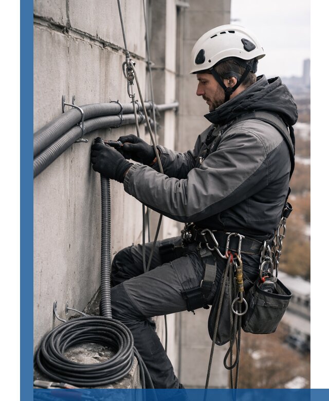 Профессиональный монтаж гофры для кабеля в Архангельске с гарантией