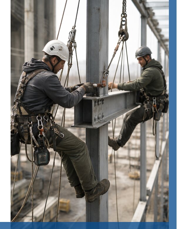 Монтаж металлоконструкций на высоте в Архангельске от 3598 р. | ВЫСОТНИК-Рхн