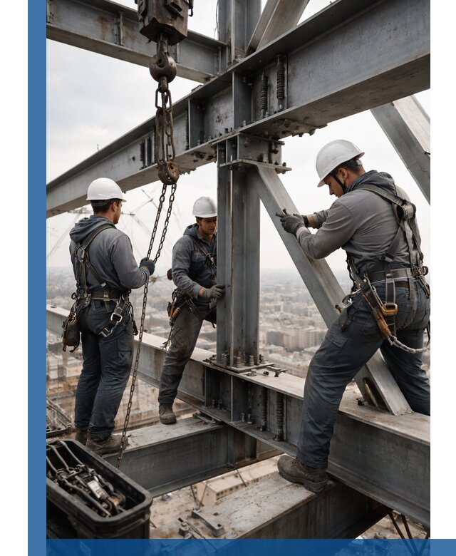 Профессиональный монтаж металлоконструкций на высоте в Архангельске