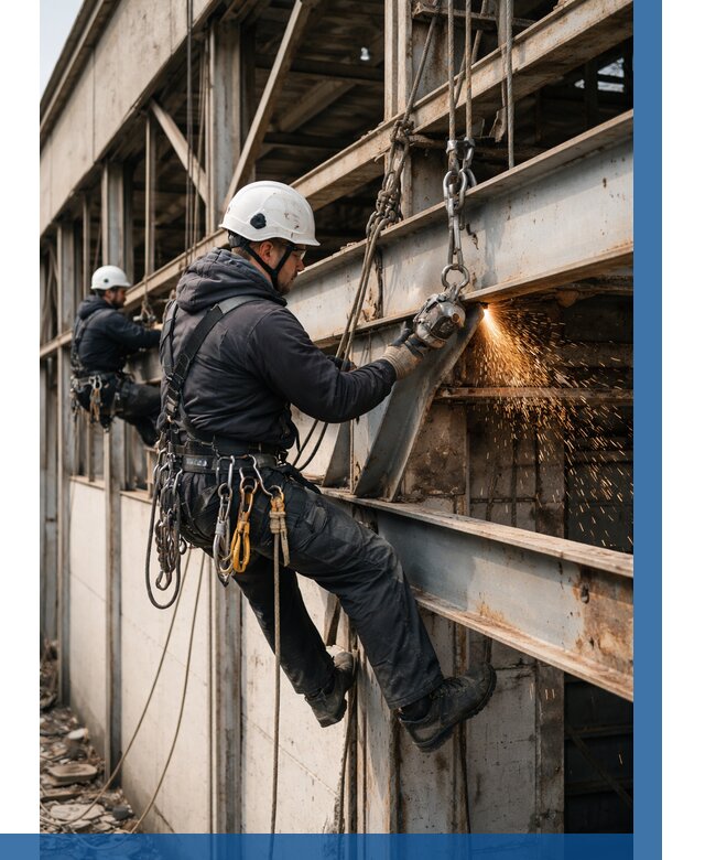 Демонтаж металлоконструкций на высоте в Архангельске от 6683р. |ВЫСОТНИК-Рхн