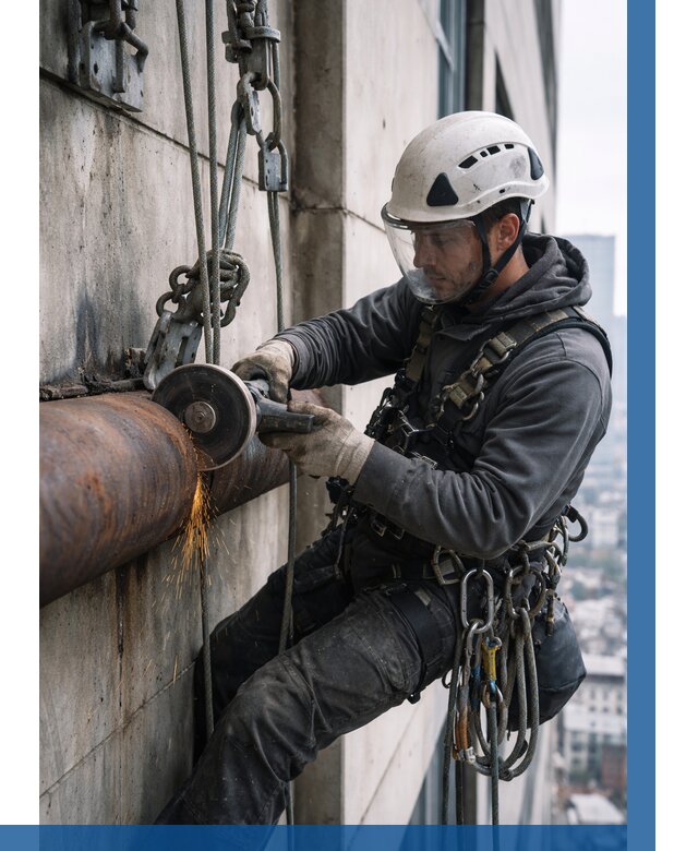 Резка металла на высоте в Архангельске по цене от 4626 р. | ВЫСОТНИК-Рхн