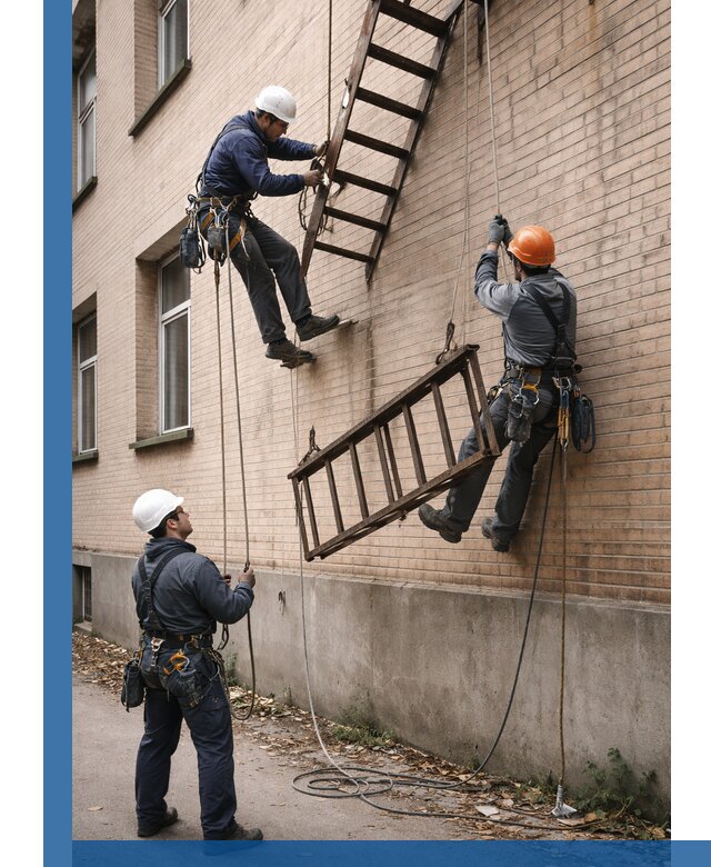 Демонтаж пожарной лестницы в Архангельске быстро и безопасно