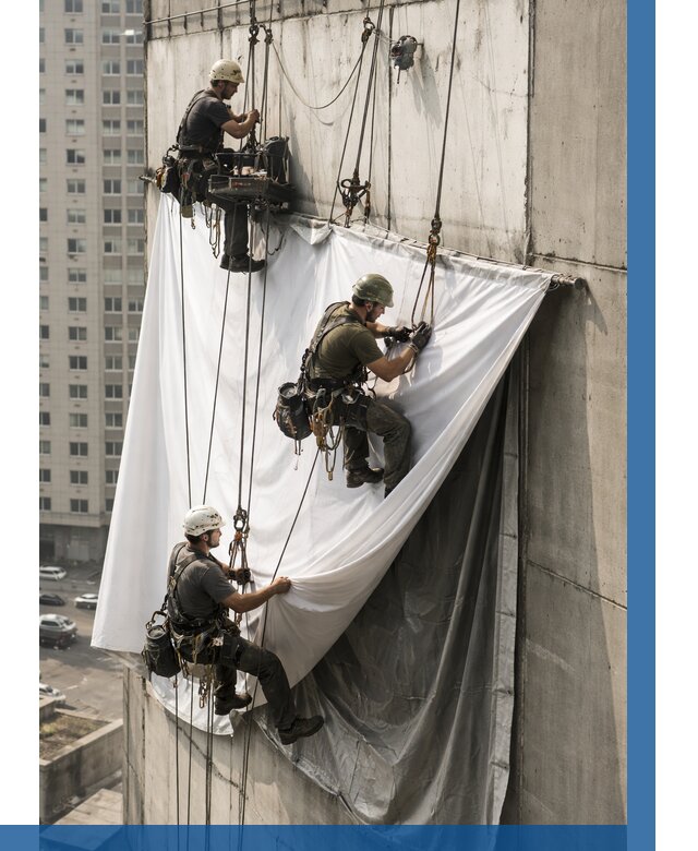 Замена баннерного полотна в Архангельске от 6683 р. | ВЫСОТНИК-Рхн—заказать