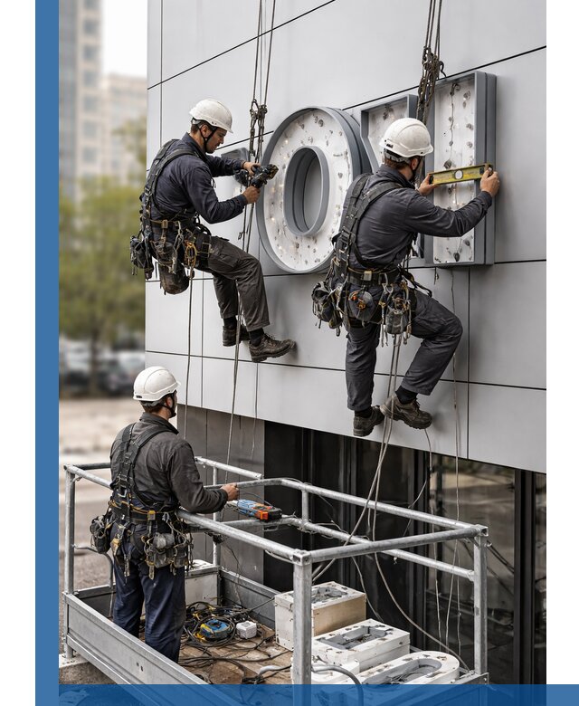Профессиональный монтаж световых букв в Архангельске под ключ