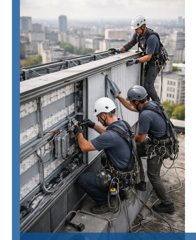 Профессиональное обслуживание крышной рекламы в Архангельске под ключ