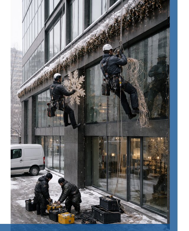 Демонтаж новогоднего оформления в Архангельске от 5655 р. | ВЫСОТНИК-Рхн