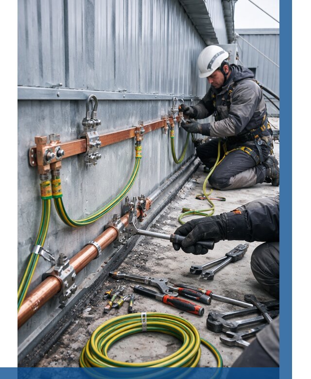 Монтаж заземления здания в Архангельске от 25703 р. | ВЫСОТНИК-Рхн