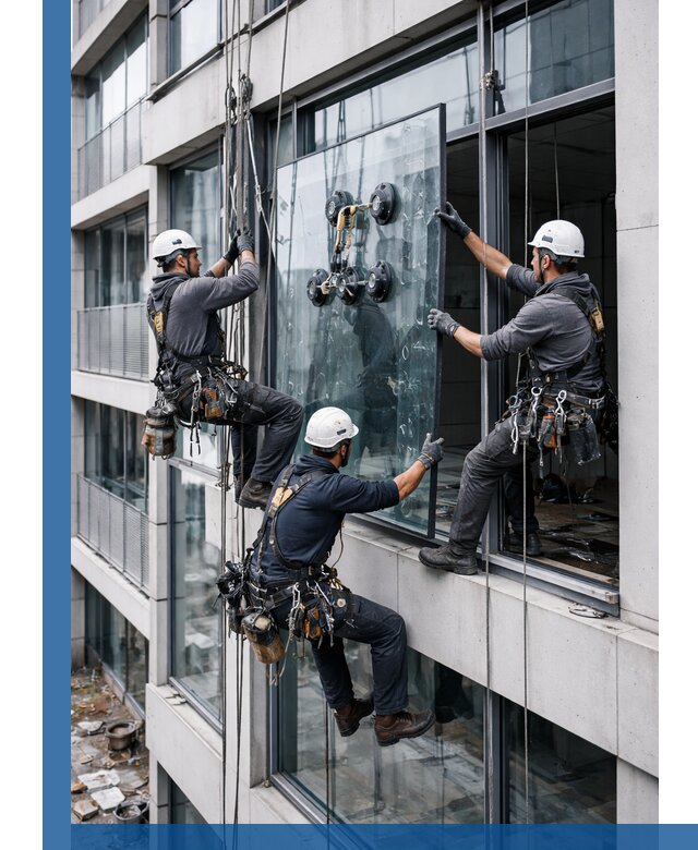 Фасадное остекление и монтаж витражей зданий в Архангельске под ключ