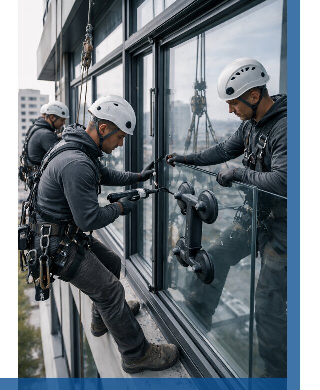 Витражное остекление зданий в Архангельске от 3598 р. | ВЫСОТНИК-Рхн