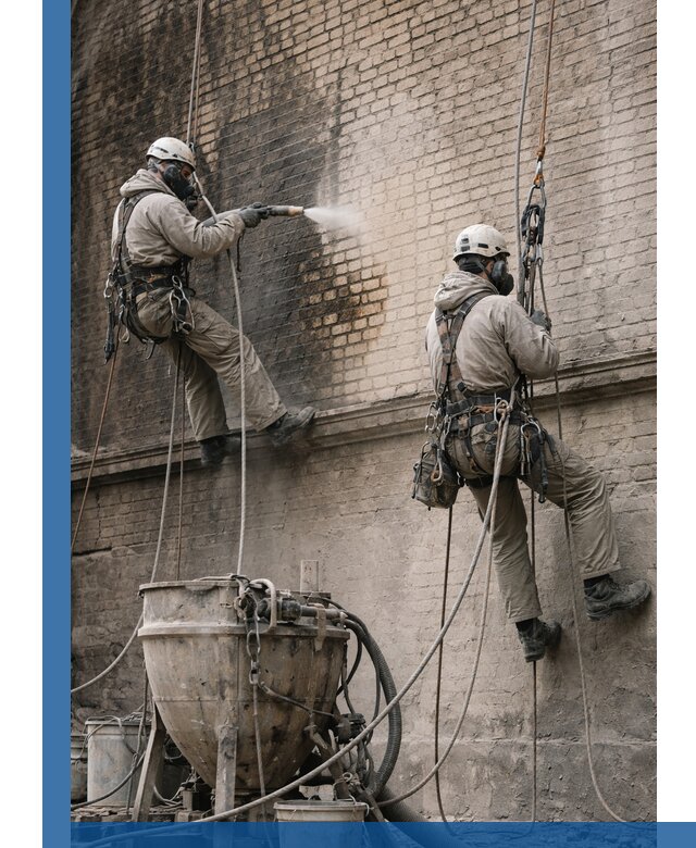 Пескоструйная очистка фасадов в Архангельске профессионально