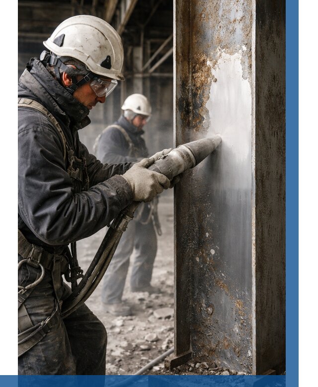 Удаление старой краски с металла в Архангельске от 463 р. | ВЫСОТНИК-Рхн