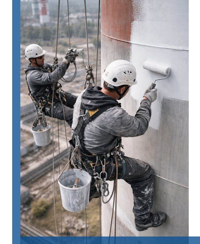 Покраска дымовых труб в Архангельске: антикоррозийная защита и восстановление