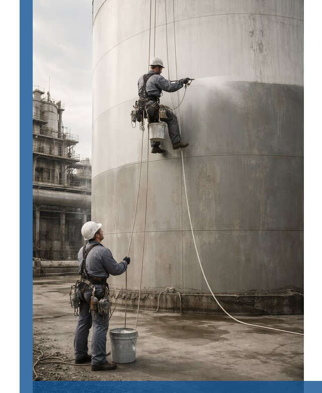 Покраска стальных резервуаров и емкостей в Архангельске профессионально