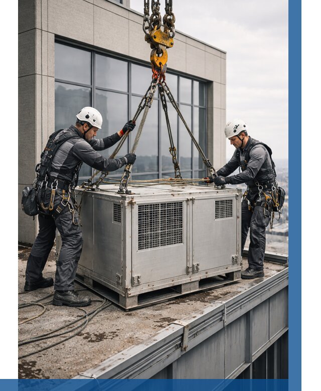 Такелажные работы на высоте в Архангельске от 8225 р. | ВЫСОТНИК-Рхн