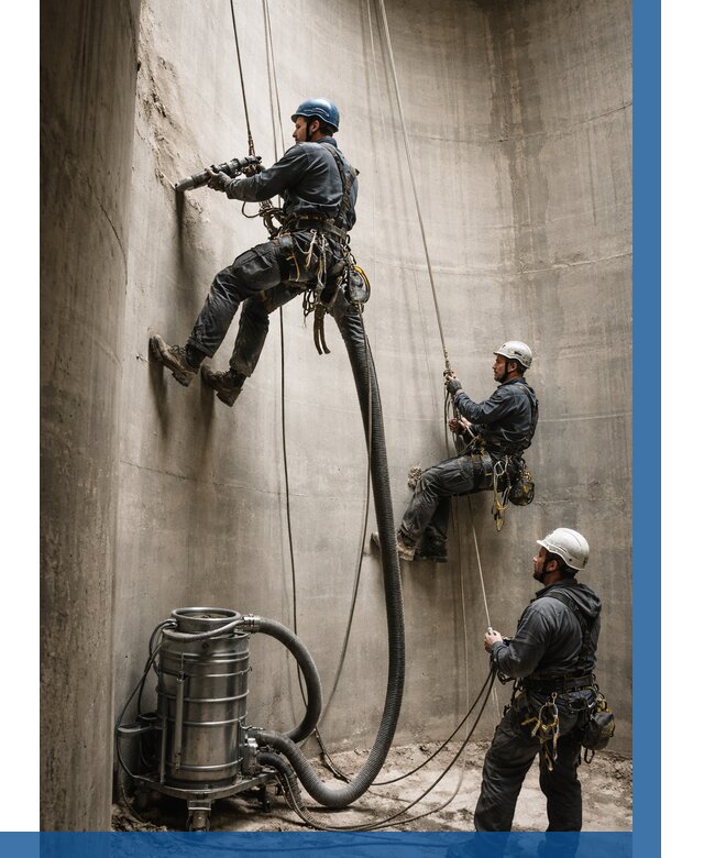 Зачистка силосов в Архангельске от 4626 р. Договор и смета ВЫСОТНИК-Рхн