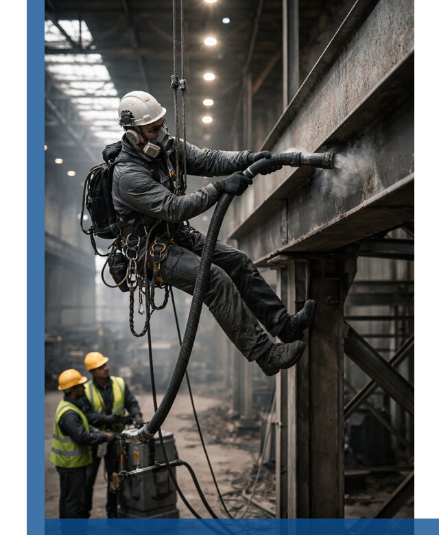 Обеспыливание конструкций в цехах промышленного производства в Архангельске