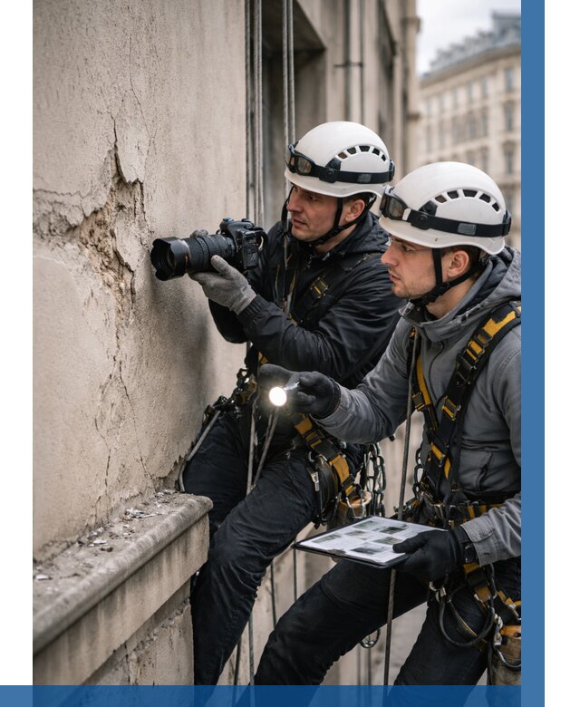 Фотофиксация дефектов фасада в Архангельске от 4626 р. | ВЫСОТНИК-Рхн