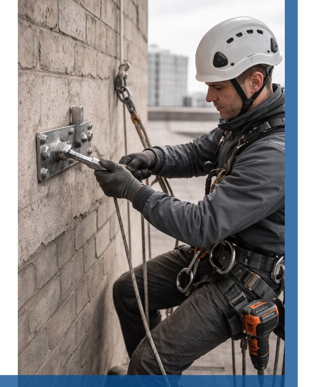 Установка анкерных точек в Архангельске от 3598 р. | ВЫСОТНИК-Рхн